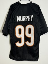 Cincinnati Bengals Myles Murphy Signed Autographed Football Jersey  JSA
