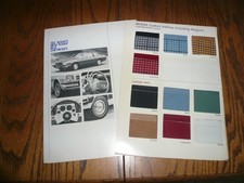 1978 Chevrolet Monza Including Wagon Interior Samples - 122 1978 Chevrolet Monza Including Wagon Interior Samples - 122