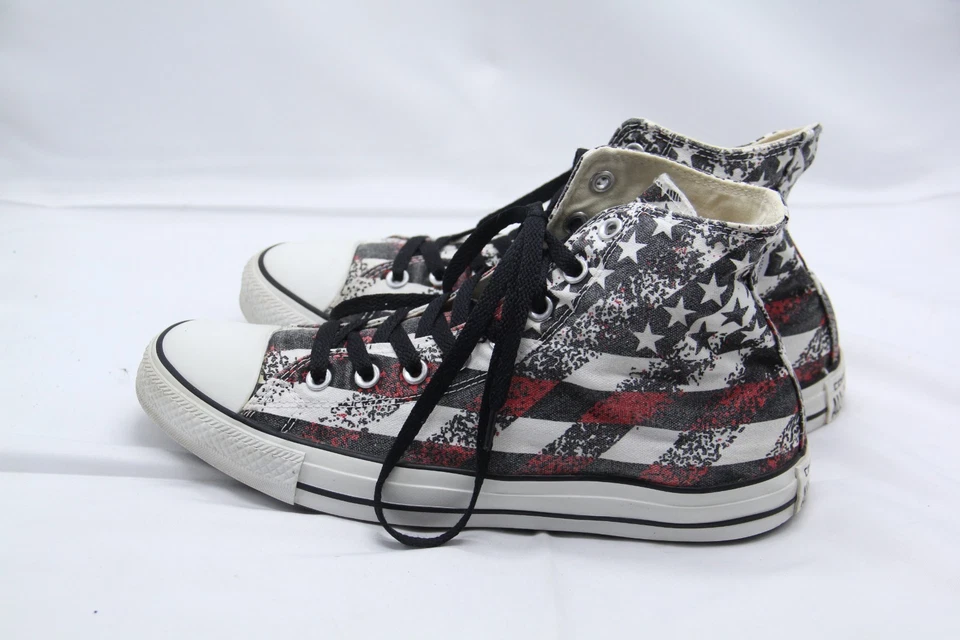 Zapatos unisex Converse Chuck Taylor All Star para hombre 10 mujeres 12 bandera negra 147063f Foto 3 de 4