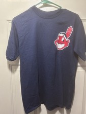 Cleveland Indians Chief Wahoo Majestic T Shirt-Youth