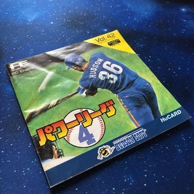 PC Engine Power League 4 PC Engine HuCARD Japan y2