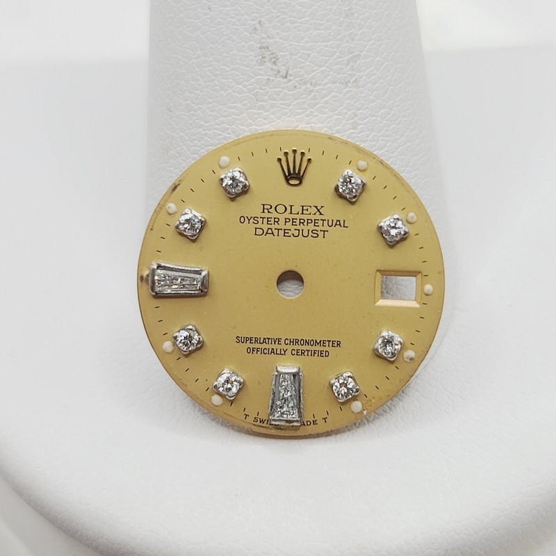 Genuine Rolex Lady Datejust Champagne Diamond Dial 19.8mm Tritium T Swiss Made