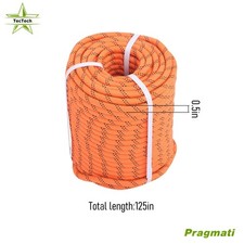 1/2in 220ft Double Braided 24 Strands Polyester Rope Boating Sailing 8400 lbs