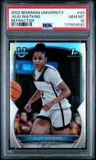 2022 BOWMAN CHROME UNIVERSITY #43 JUJU WATKINS 1ST REFRACTOR PSA 10 GEM MINT