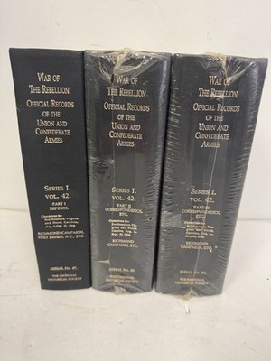 NEW War of the Rebellion Official Records S1 Vol 42 (3) National Historical Soc.