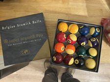 Aramith Super Aramith Pro Belgian Tournament Billiard Ball Set Boxed