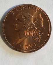 1793 BU Half Cent Gallery Mint Museum Fantasy issue Coin 