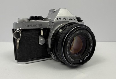 Pentax ME Super 35mm SLR Film Camera w/ 55mm F/1.7 Lens and Manual