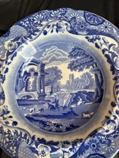 Spode Blue Italian Serving Bowl 10.25 inches-Italian - England