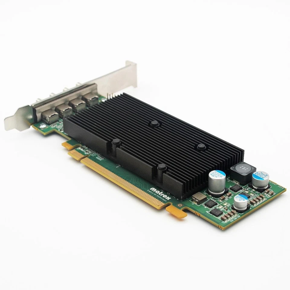 Graphics Card 4 Video Outputs Monitor 4 X Mini-DP Matrox M9 Refurbished - Image 3 of 4