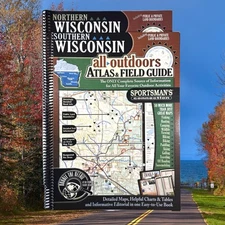 Wisconsin All Outdoors Atlas & Field Guide Two Pack