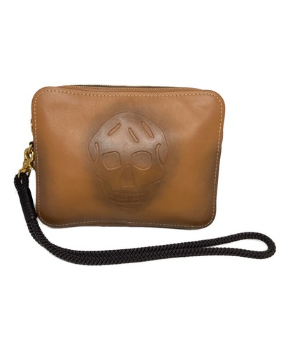 ALEXANDER McQUEEN Clutch Bag Brown #TFB7458