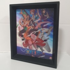 Pyramid One Piece 3D Lenticular Poster in Box Frame - Straw Hat Luffy Nami Zoro