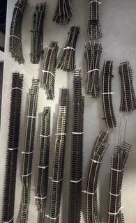 134 Hornby OO Gauge Railway Track Plus Extra Miscellaneous JOB LOT
