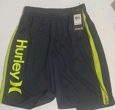 Hurley Youth Athletic Shorts 9" Medium Blue