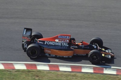 Olivier Grouillard Osella FA1ME Ford Japanese GP at Suzuka on Octo- Old Photo 2