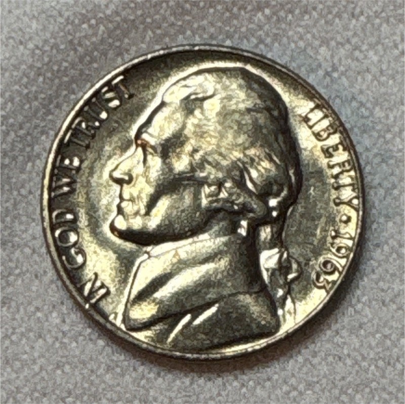 1962 Jefferson Nickel 5C Business Strike Philadelphia KM#192