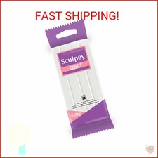 Sculpey Souffl : Polymer Clay: Igloo - 7oz Pack - Suede Finish, Lightweight Oven