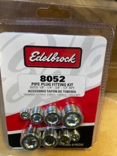 Edelbrock 8052 Performer Series Socket Head Pipe Plug Kit (NEW)