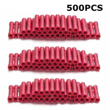 500PCS Wire Butt Connectors Red 22-18 Gauge AWG Ga Car Audio Terminals New RED