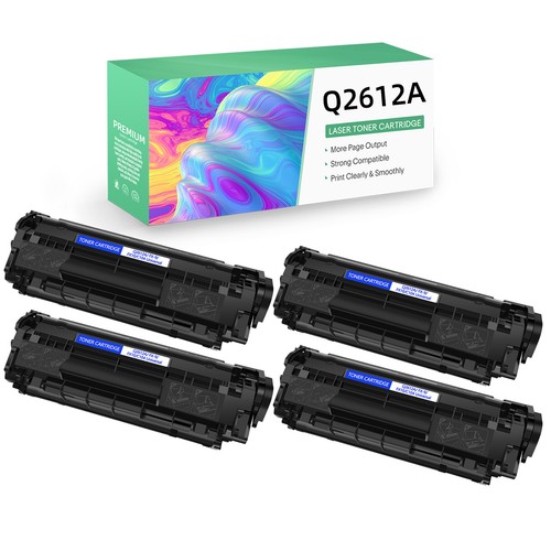 4PK CRG104 Toner Cartridge Compatible with Canon ImageCLASS MF4010 MF4012 MF4018