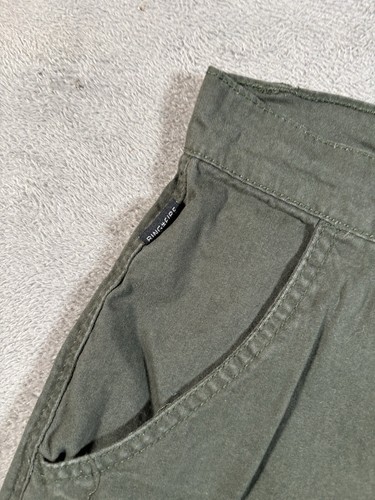 Ring Of Fire Cargo Shorts Mens 33x9 Green Relaxed Fit Cotton Outdoors Hiking - Picture 3 of 11