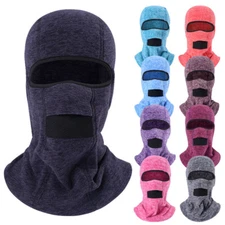 Winter Fleece Hat Thermal Baclava Full Face Mask Outdoor Ski SportsHood Head Cap