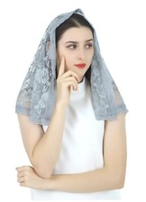Lace Mantilla Veil Soft and comfortable 7 Colors Spanish Style Rose Lace Veil...
