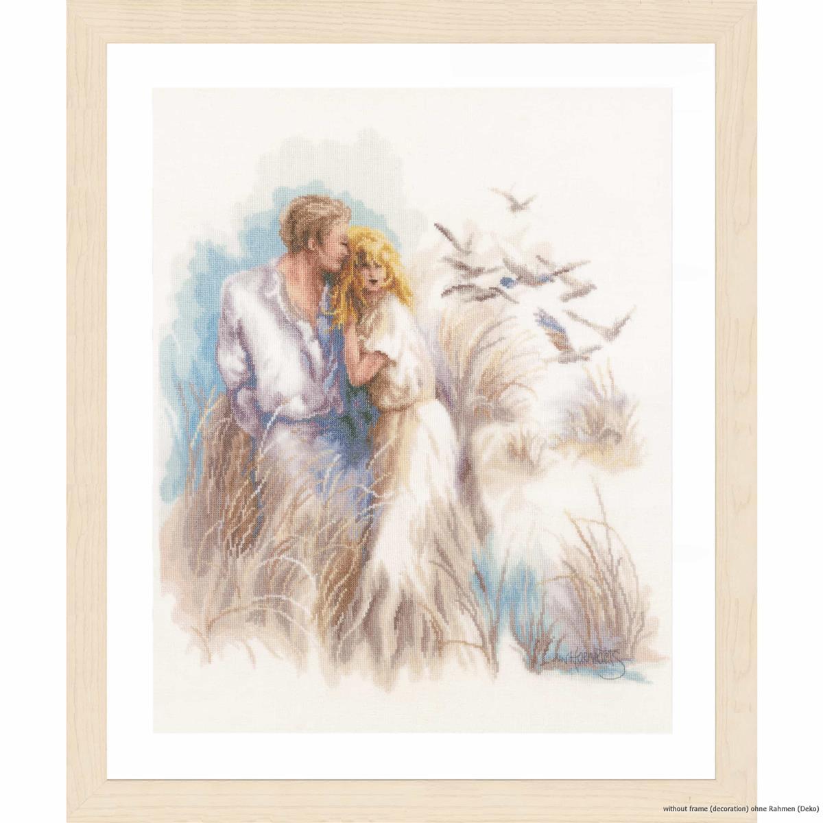 Lanarte cross stitch kit ""Close Harmony"", counted, DIY