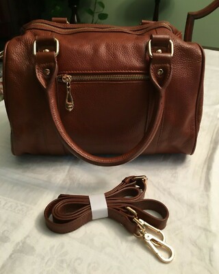 TERZETTO LORETO LEATHER HAND BAG CROSSBODY