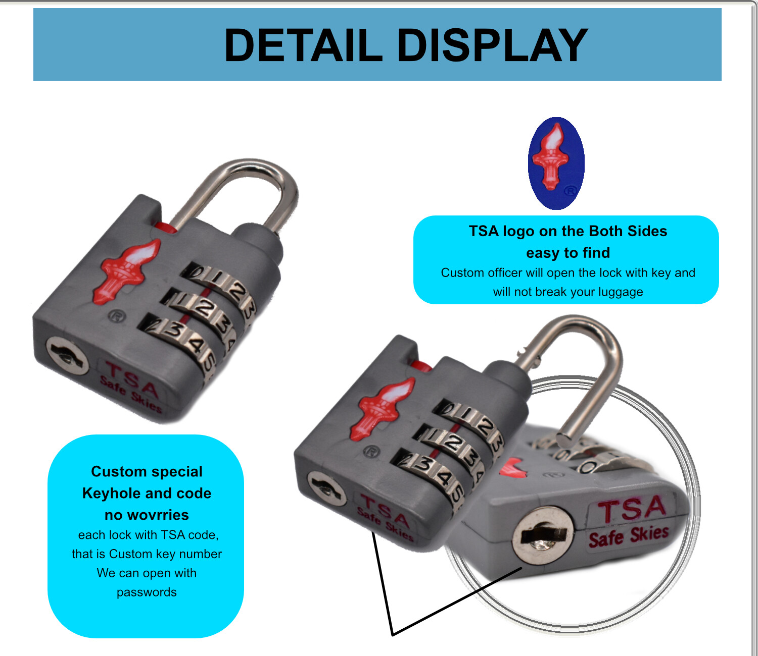 cargis suitcase locks