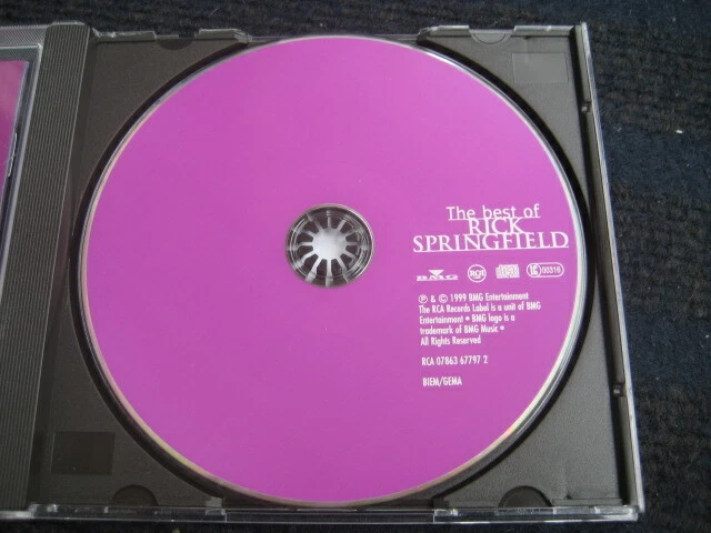 CD  RICK SPRINGFIELD  The Best of  Neuwertige CD  16 Tracks  Greatest Hits  - Bild 2 von 4