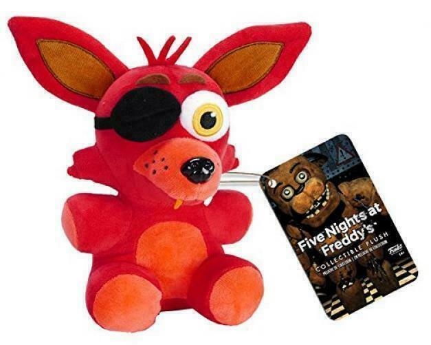 FNAF Five Nights At Freddy's NIGHTMARE FOXY 8 Funko Plush 2017 Red Stuffed  Toy