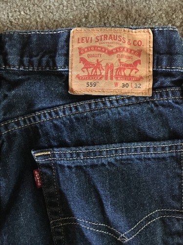 Boys LEVI’S 559 jeans size 30x32 great condition - Picture 8 of 8