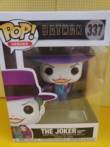 FUNKO POP HEROES BATMAN 1989 - JOKER WITH HAT #337 In Hand - Fast Shipping 📨