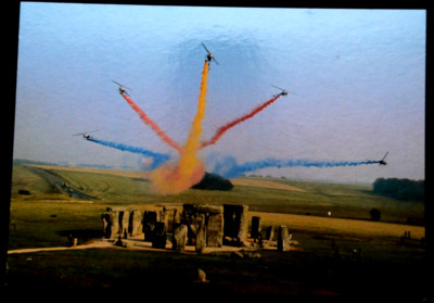 60557 AK Airport Airplane J Arthur Dixon Blue Eagles Spread Eagle Stonehenge