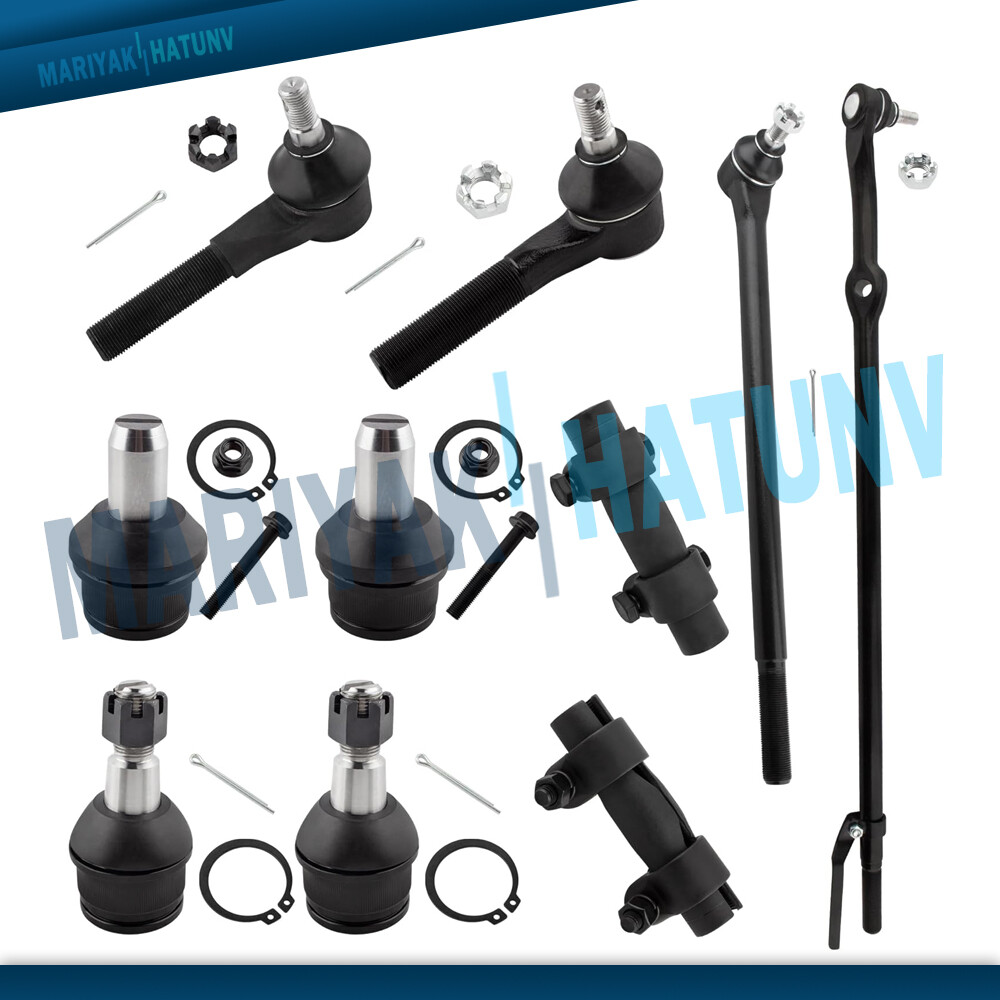 10Pcs Tie Rod Ball Joint Adjusting Sleeve Kit For 19871997 Ford F250