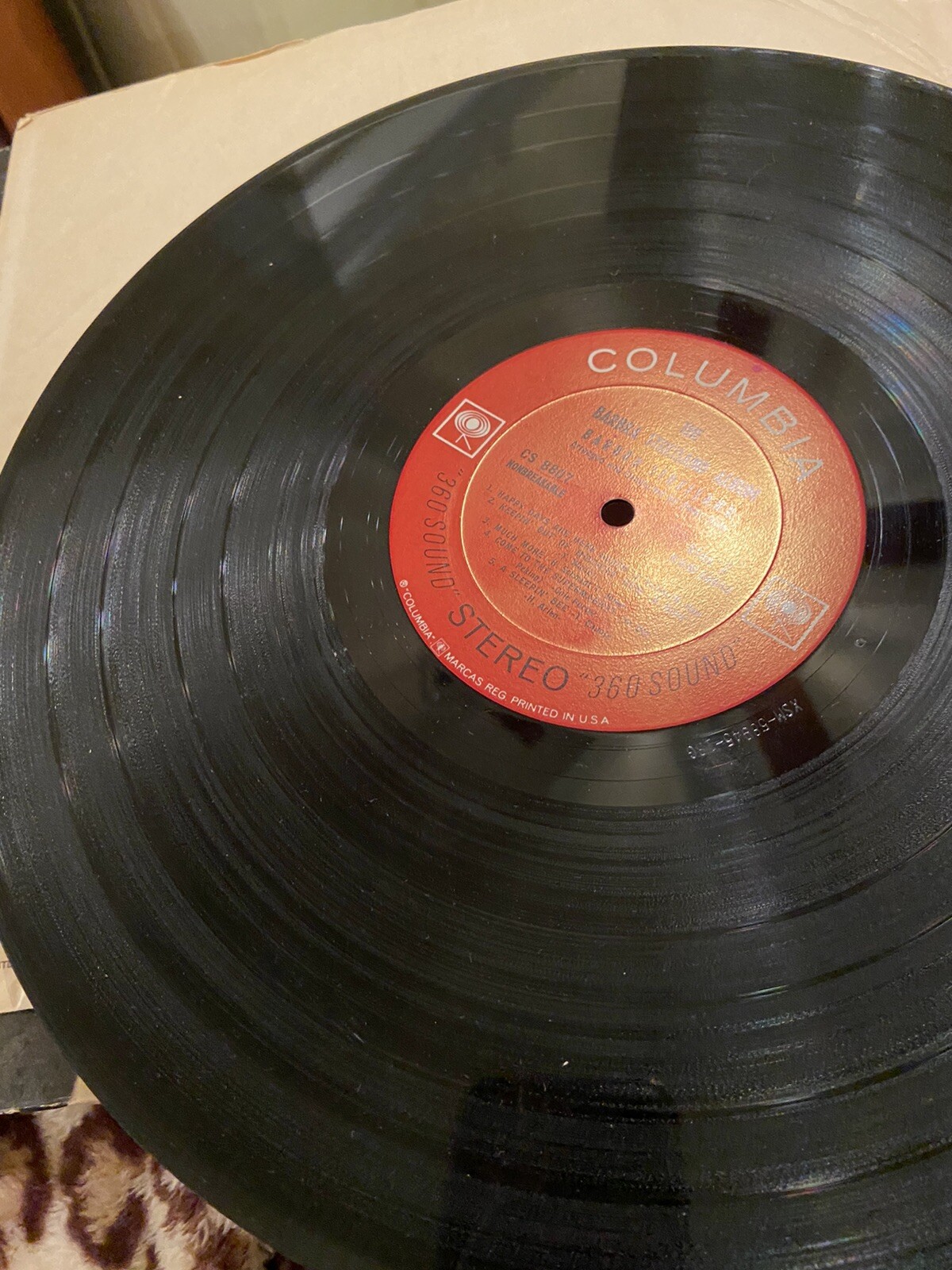 The Barbra Streisand Album LP Record - Columbia ‎– CS 8807 Vinyl Record 1963 thumbnail 9