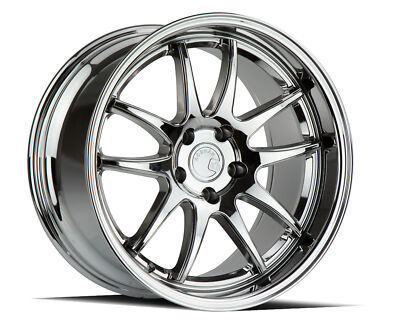 One 18x9.5 AodHan Ds02 5x114.3 +30 Vacuum Chrome Wheel