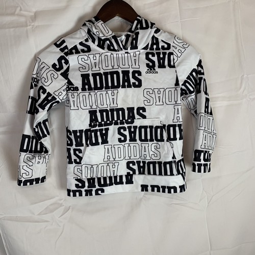 Adidas Boy's Youth Hoodie - Size: 5 All Over Print - Picture 2 of 9