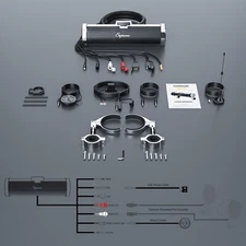 Waterproof Motorcycle Stereo 6 Speakers Audio System Bluetooth 300W Amp FM Radio