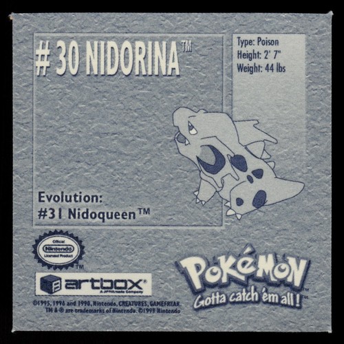 Pokemon Sticker Serie 1 Artbox Nintendo - Wähle deinen Sticker - Pack Frisch Neu - Bild 63 von 303