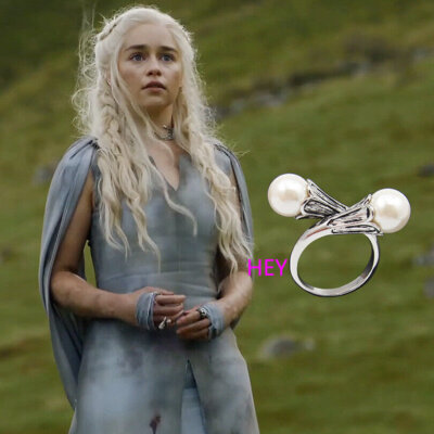 New Game of Thrones Ring 1:1 Daenerys Targaryen Dragon Mother Ring