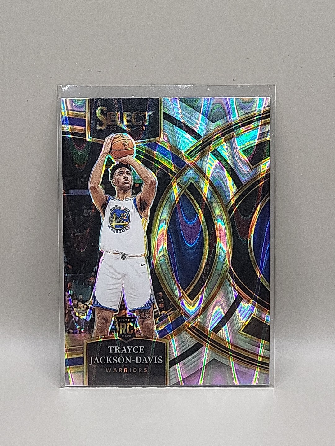2023-24 Select Trayce Jackson-Davis RC Premier Tectonic Prizm Warriors