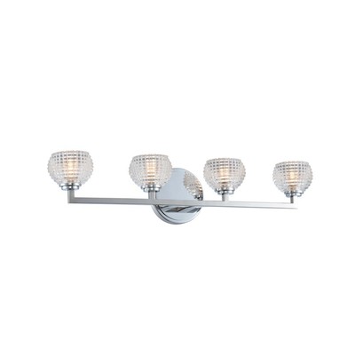 Kalco Lighting Marina 4 Light Bath, Chrome - 510034CH