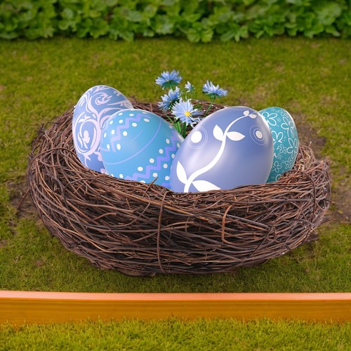 Bird Nest Decor Easter Bird's Nest Warm Breathable Artificial Bird Nest - Picture 4 of 9