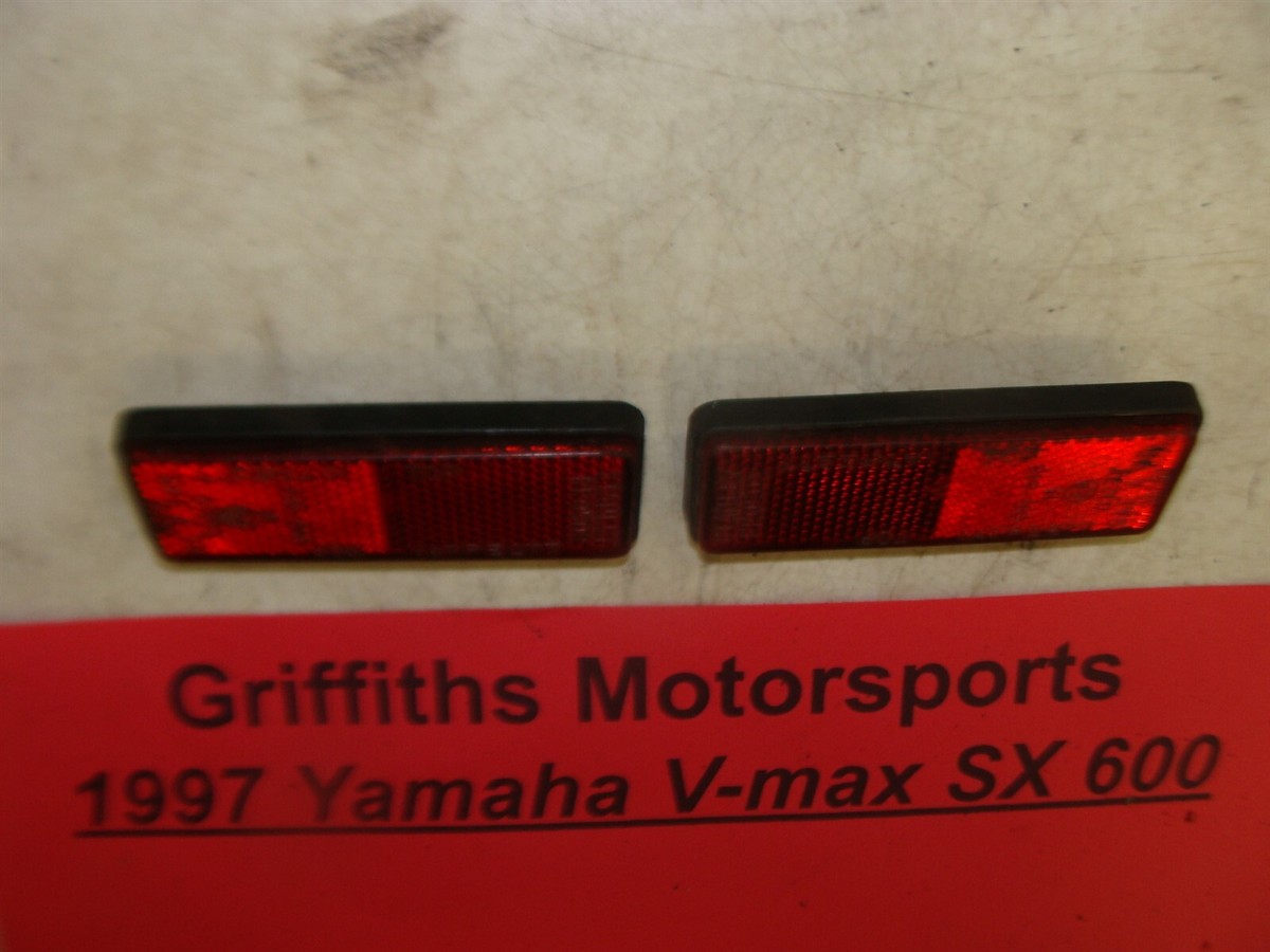 1997 YAMAHA VMAX SX 600 twin oem Stanley red rear tunnel side