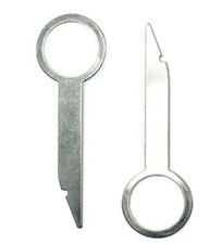 Radio ENTRIEGELUNG Ausbau Werkzeug Haken geeignet Mercedes Audio 30 APS Becker 