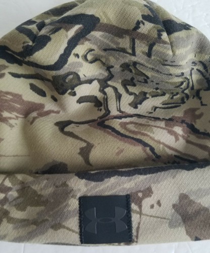 Under Armour Cold Gear Storm 1343193-999 Scent Control Hunting Camo Beanie Hat - Picture 3 of 12