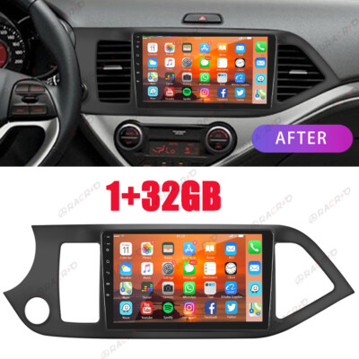 32GB Für KIA Picanto TA 2011-2016 Autoradio Android 13 GPS Navi WIFI BT FM RDS